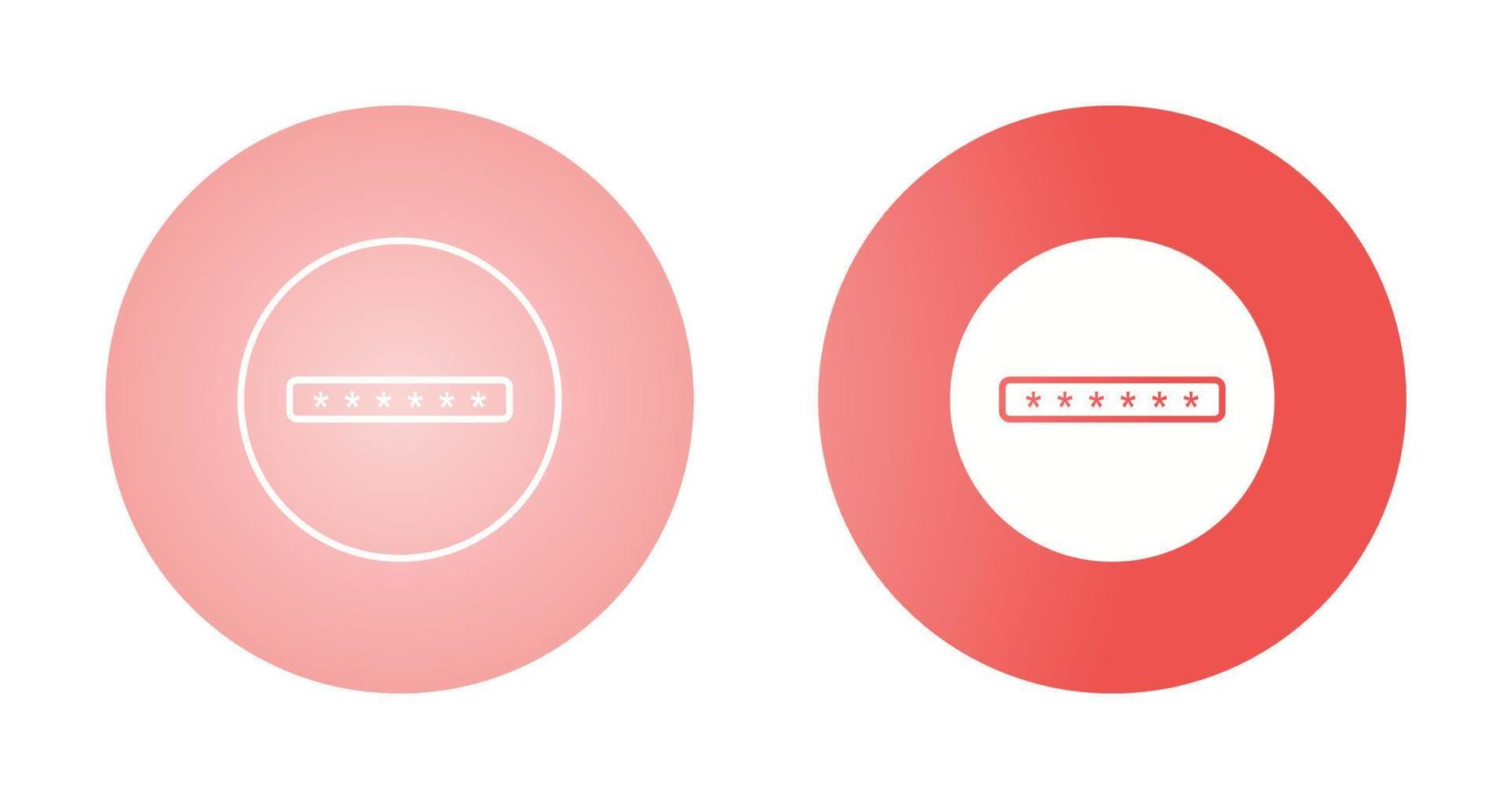 Password field Vector Icon