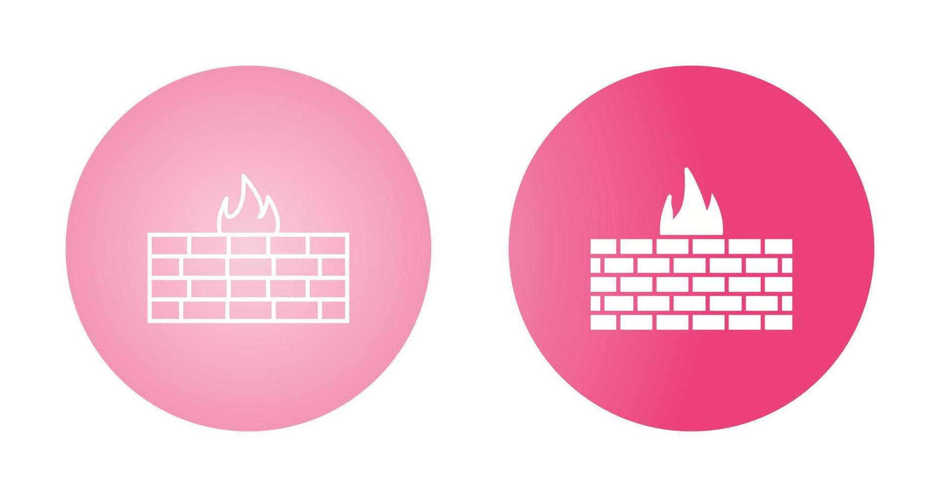Firewall Vector Icon