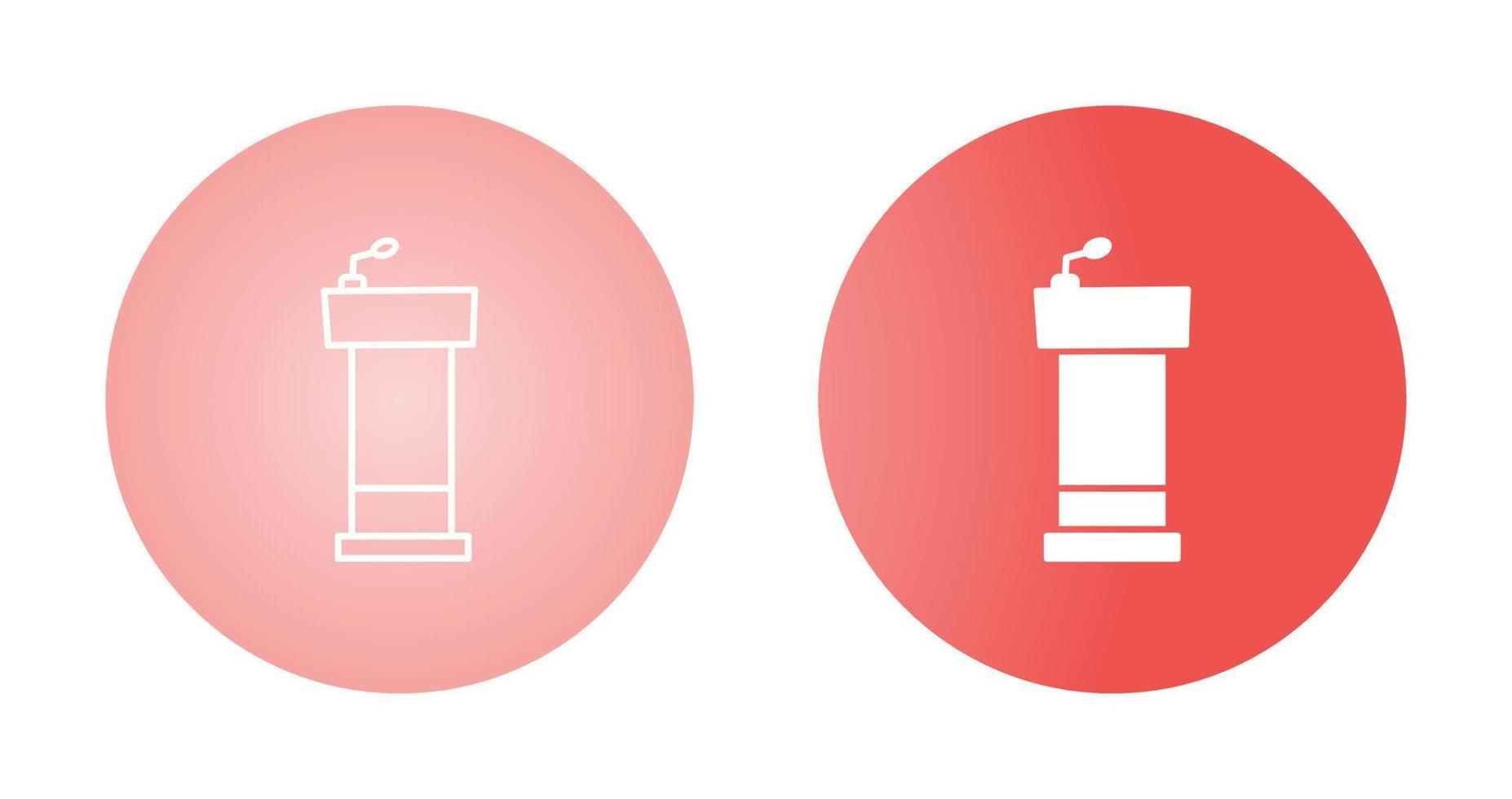Podium Vector Icon