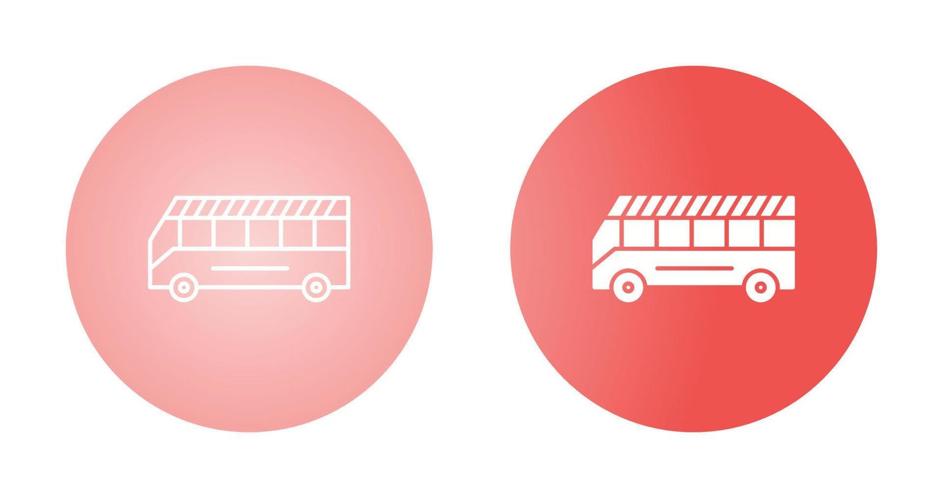 School Bus Vector Icon