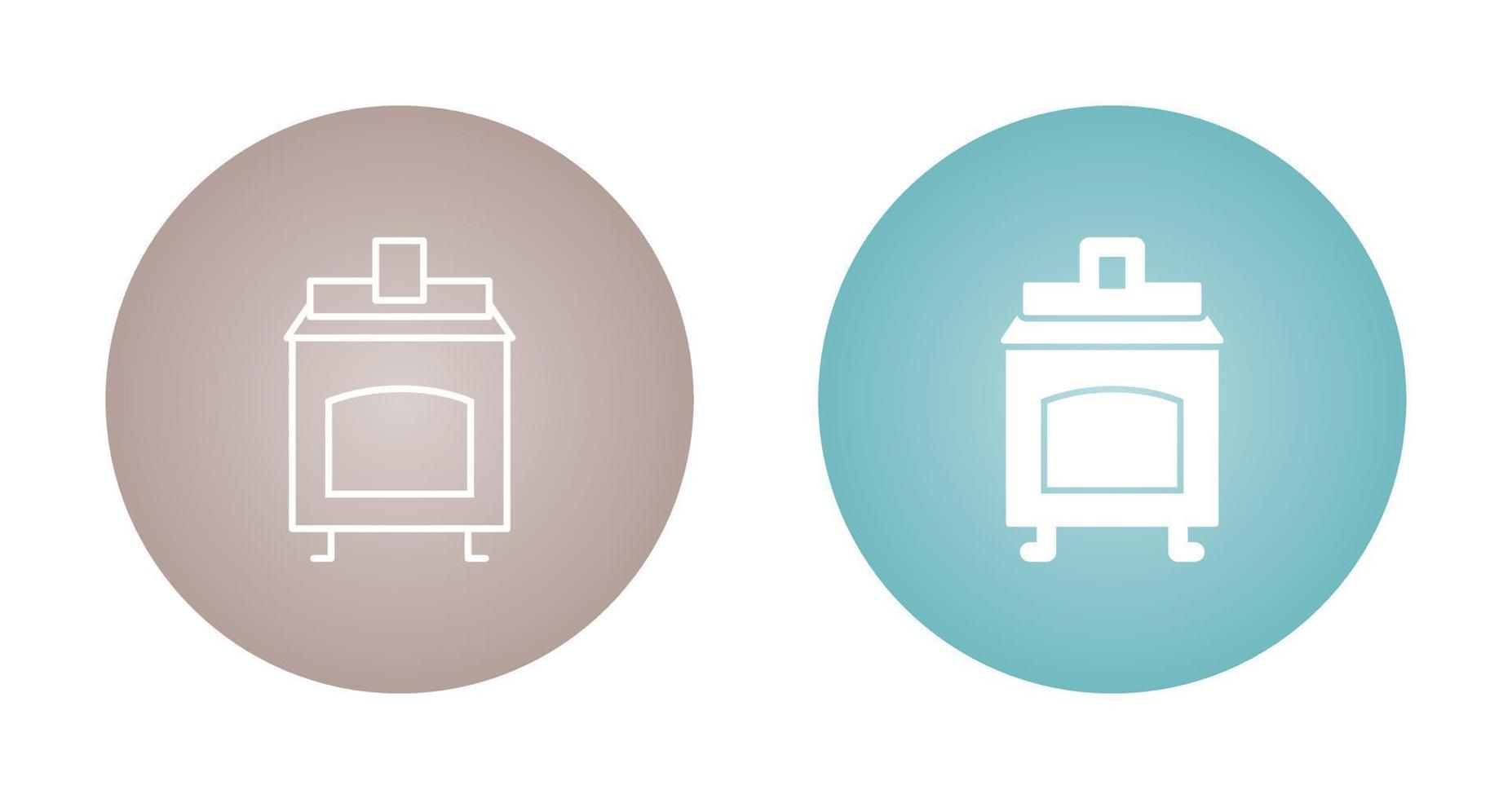 Coal Furnace Vector Icon