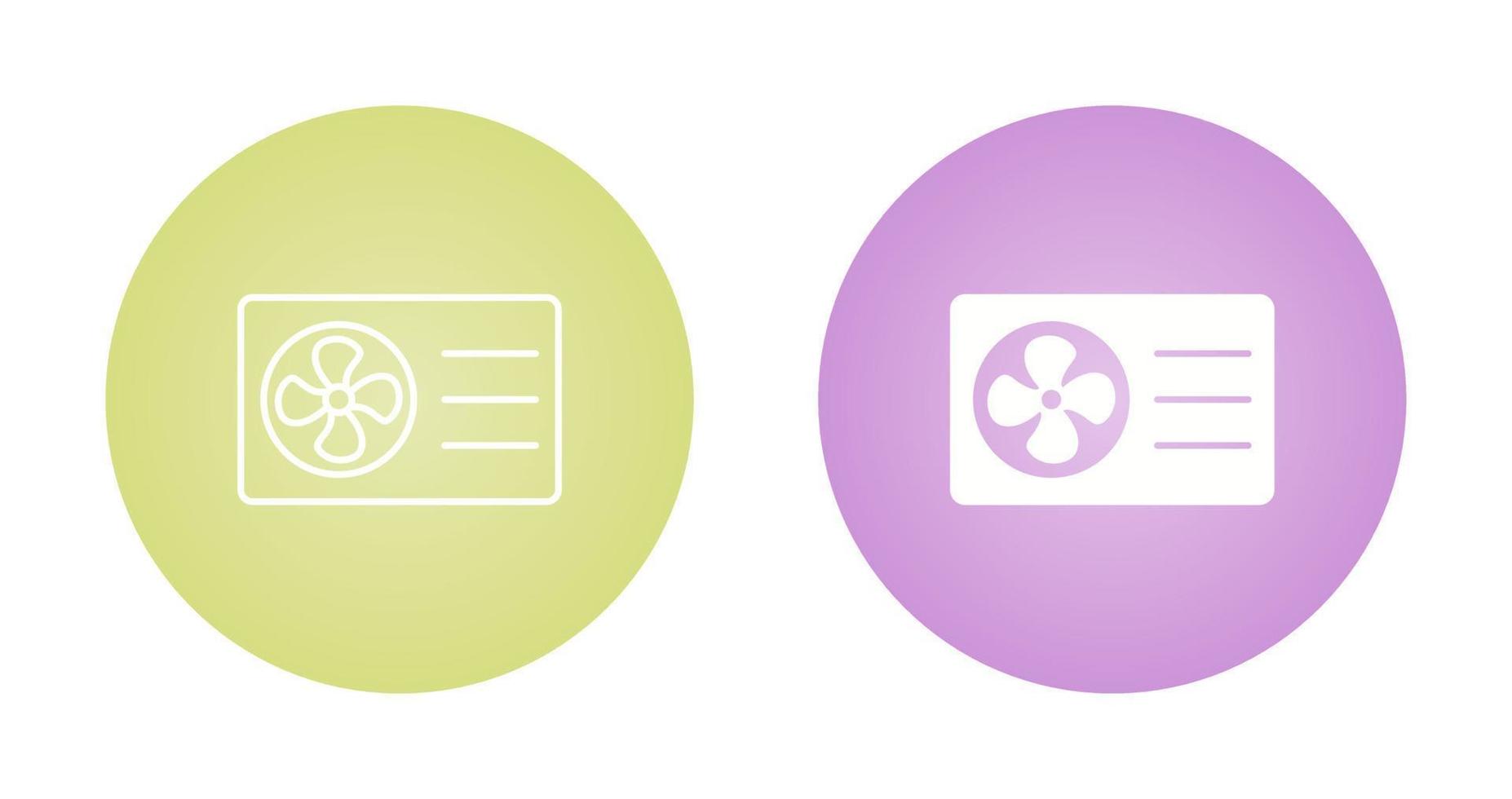 AC Outside Unit Vector Icon