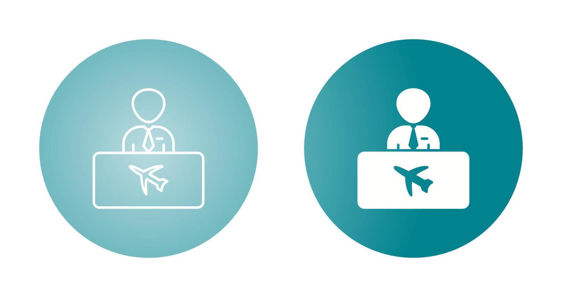 Flight Information Vector Icon