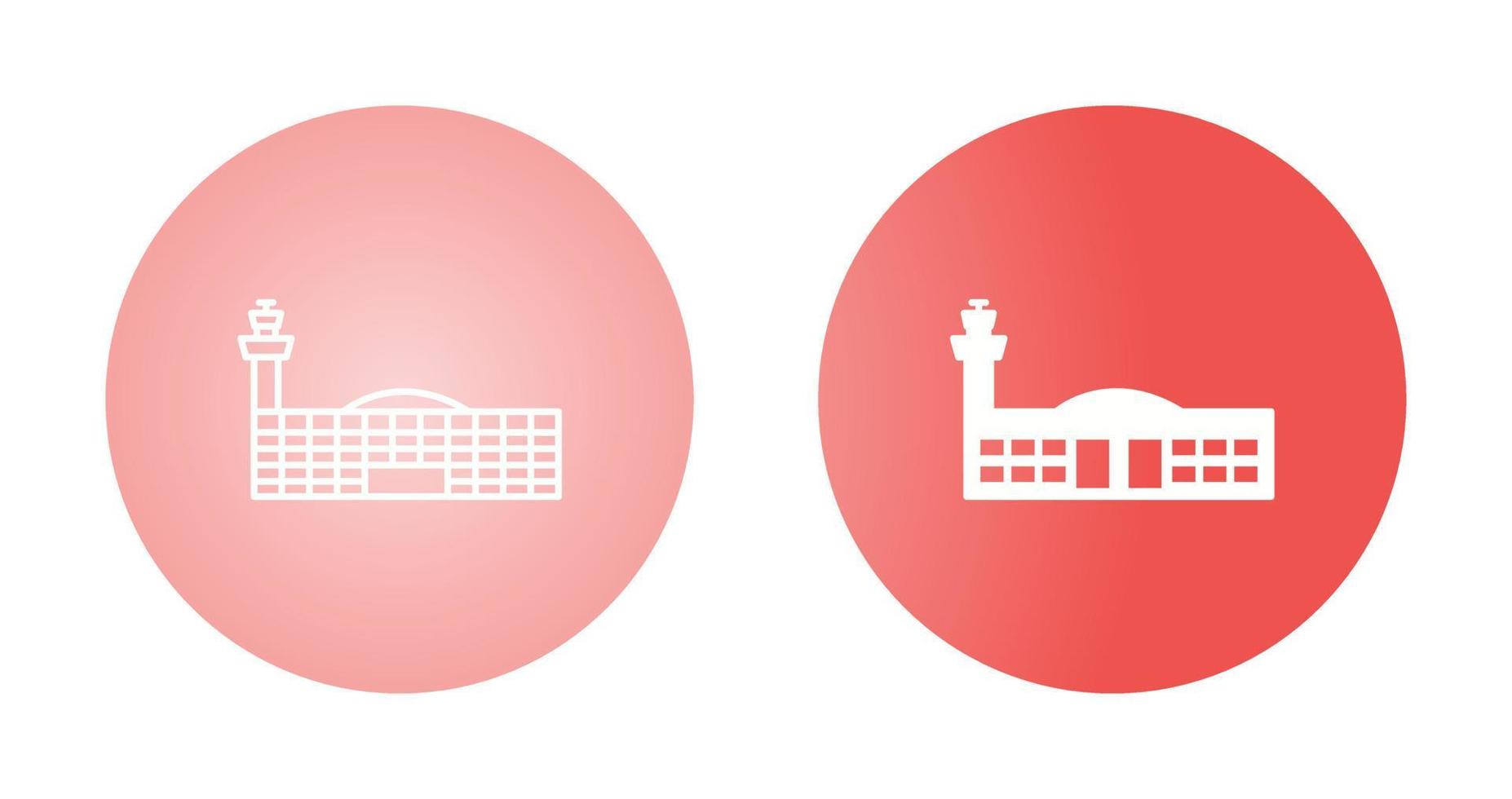 Airport Building Vector Icon