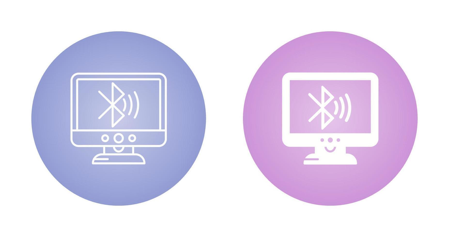 Bluetooth Lcd Vector Icon