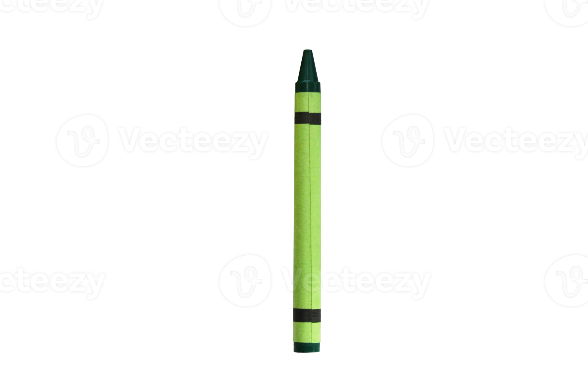 Green crayon isolated on a transparent background 22218986 PNG