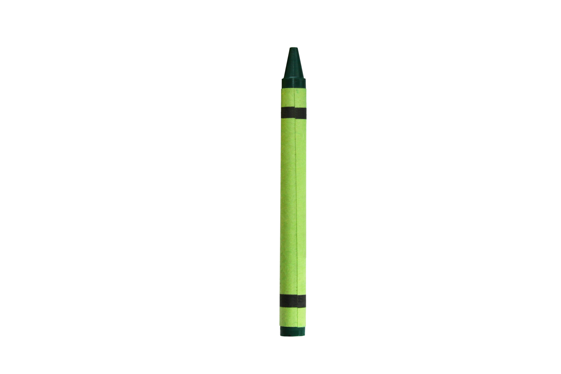 Green crayon isolated on a transparent background 22218986 PNG