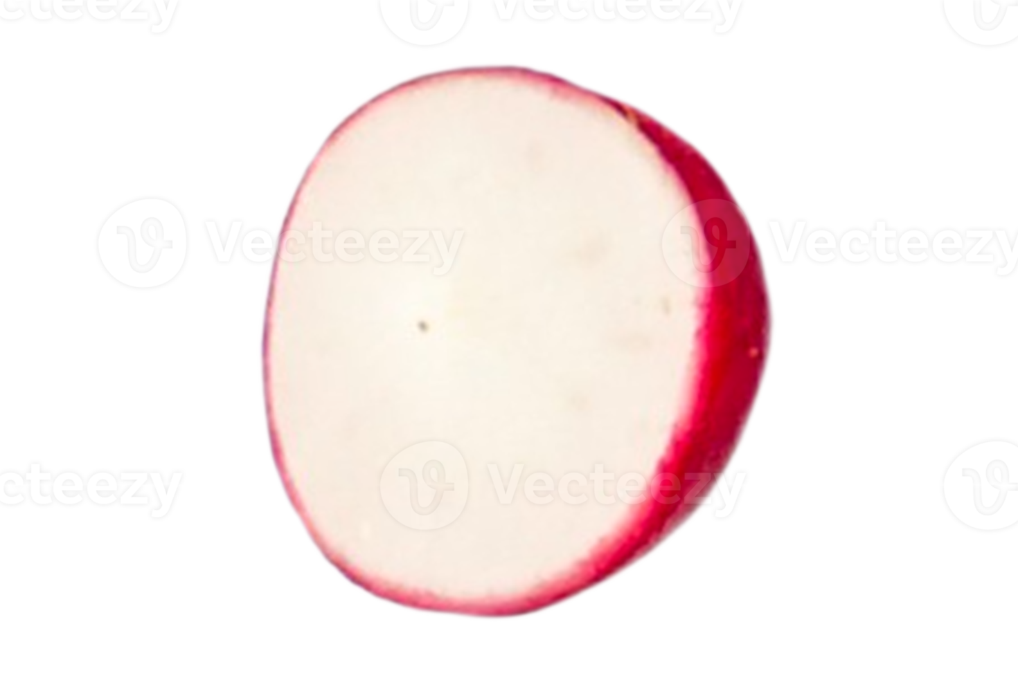 Radish slice isolated on a transparent background png