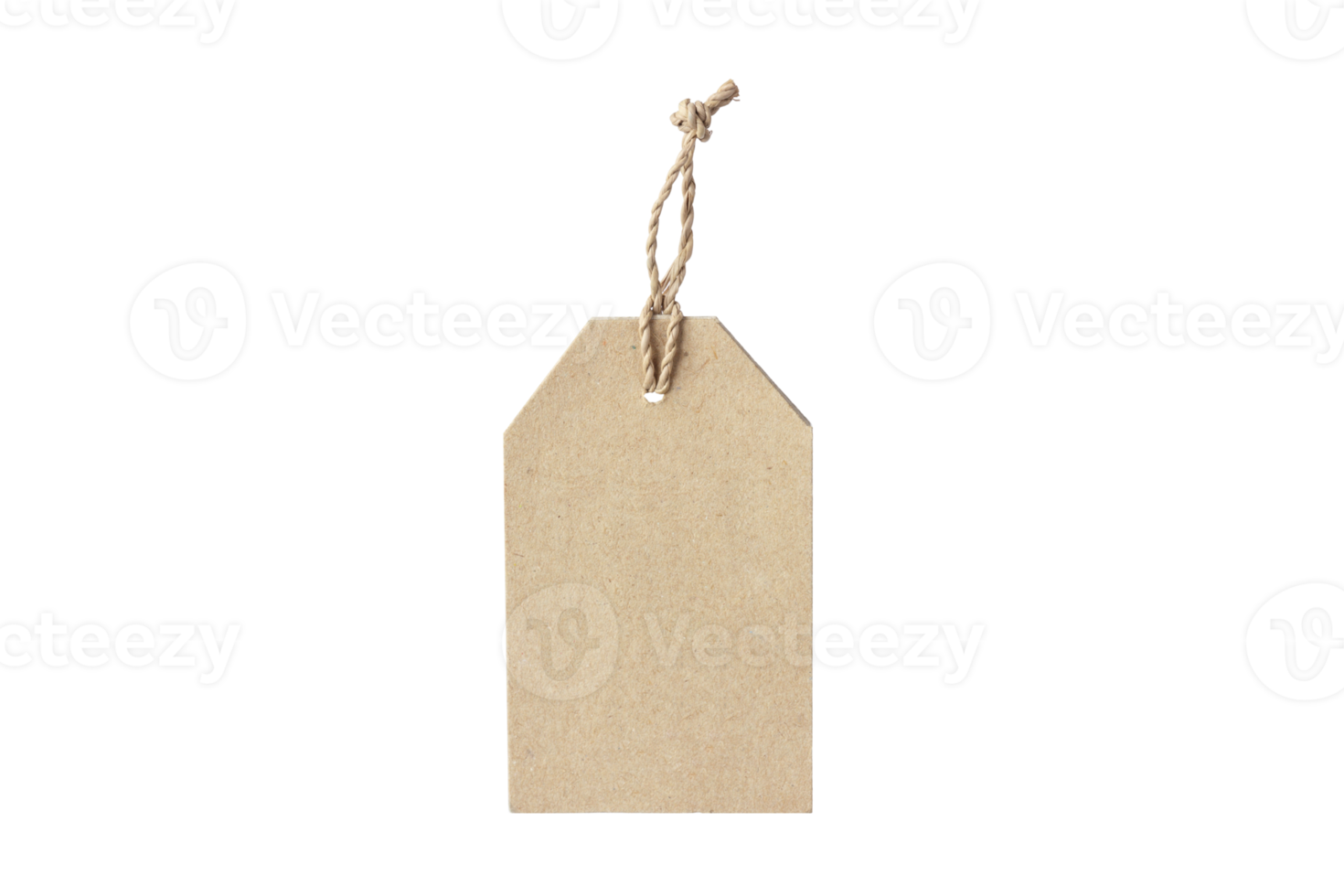 Beige tag isolated on a transparent background png