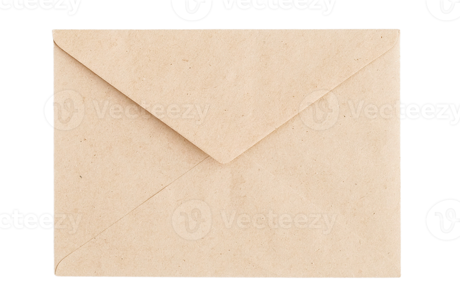 beige enveloppe isolé sur une transparent Contexte png