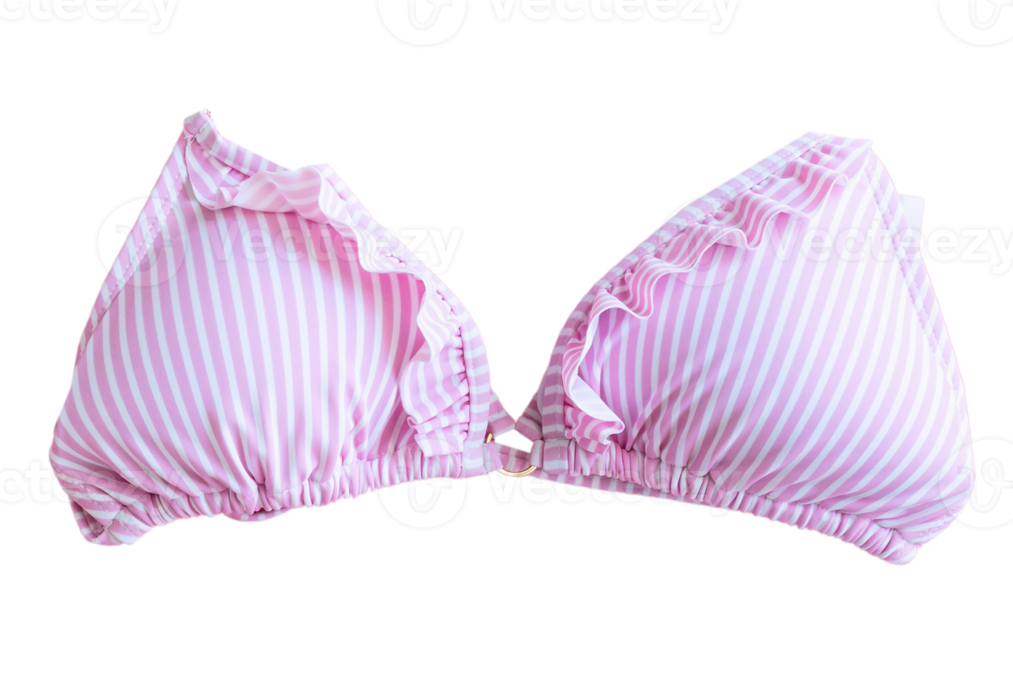 roze streep badmode top geïsoleerd Aan een transparant achtergrond png