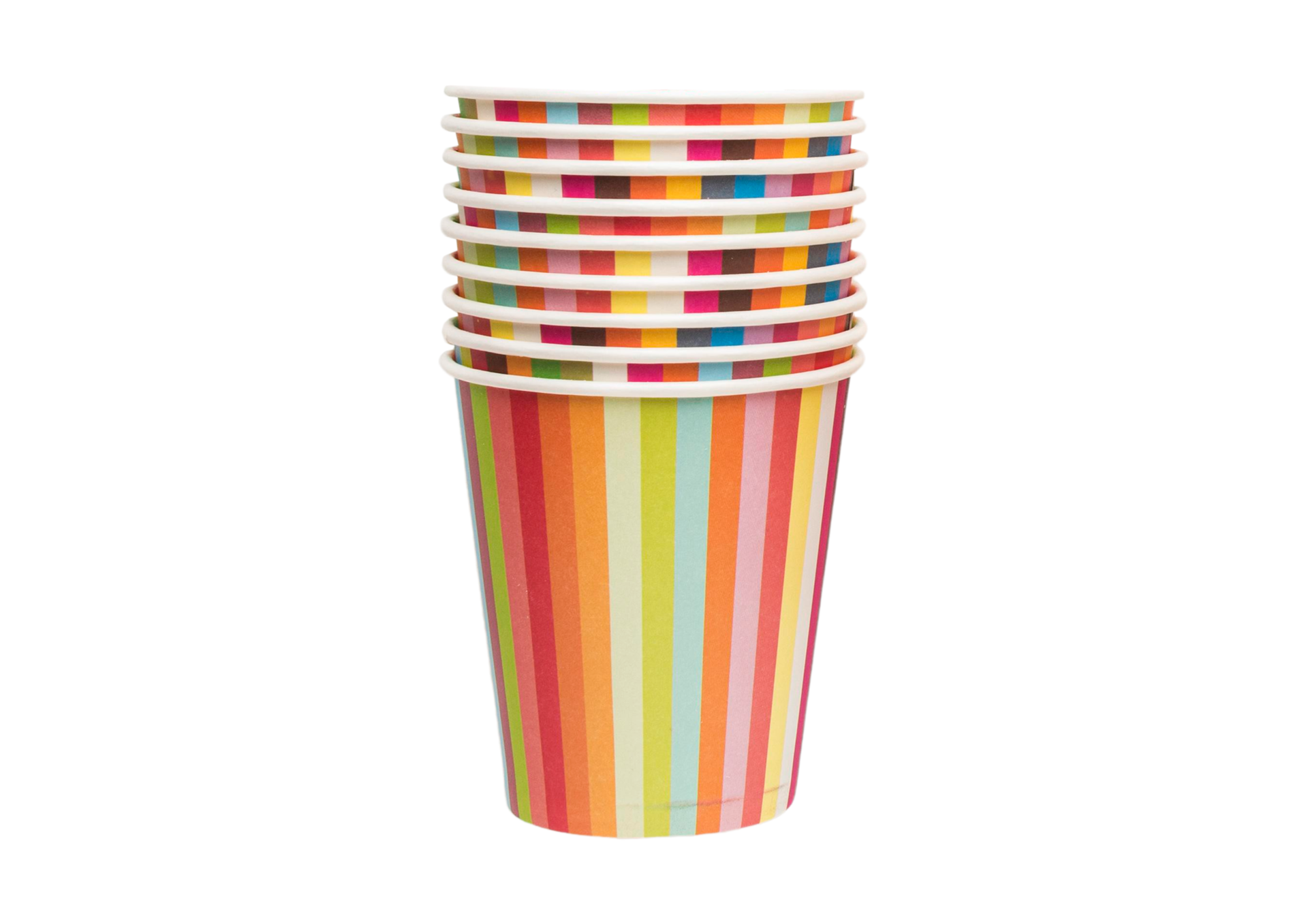 Free Colorful party cups isolated on a transparent background 22219040