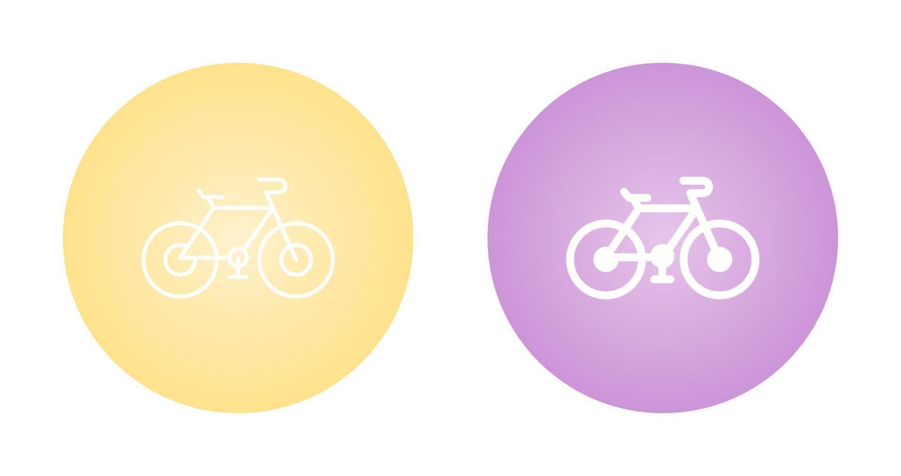 icono de vector de bicicleta