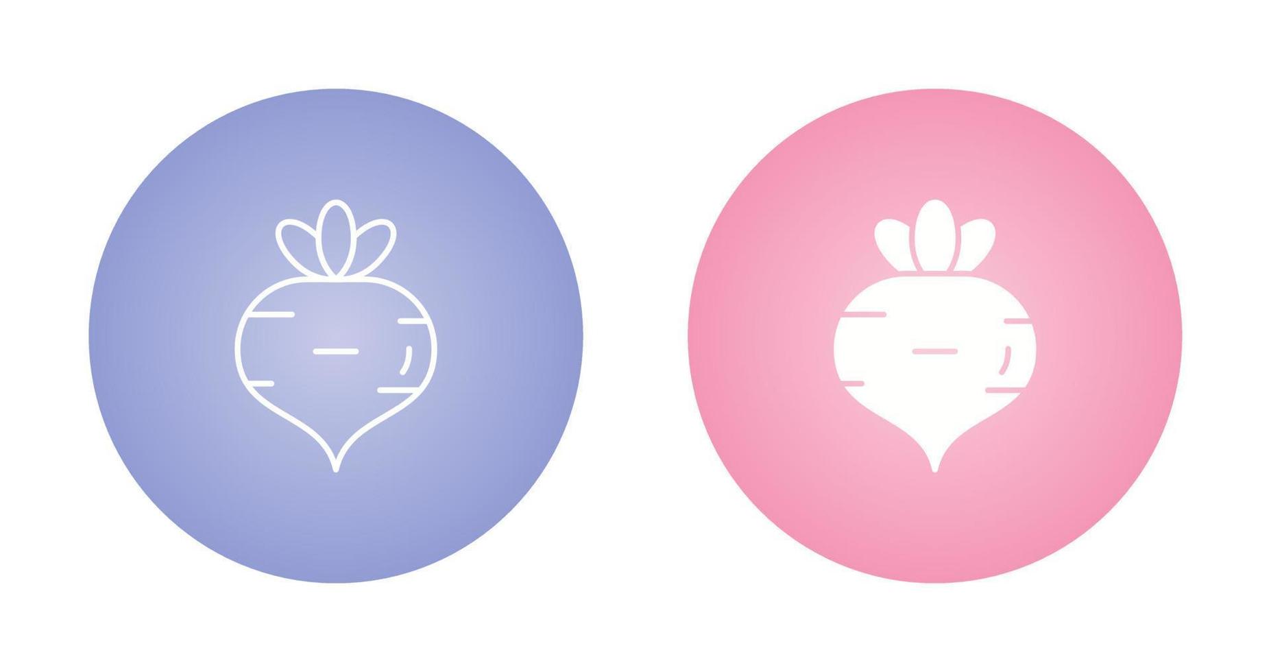 Turnip Vector Icon