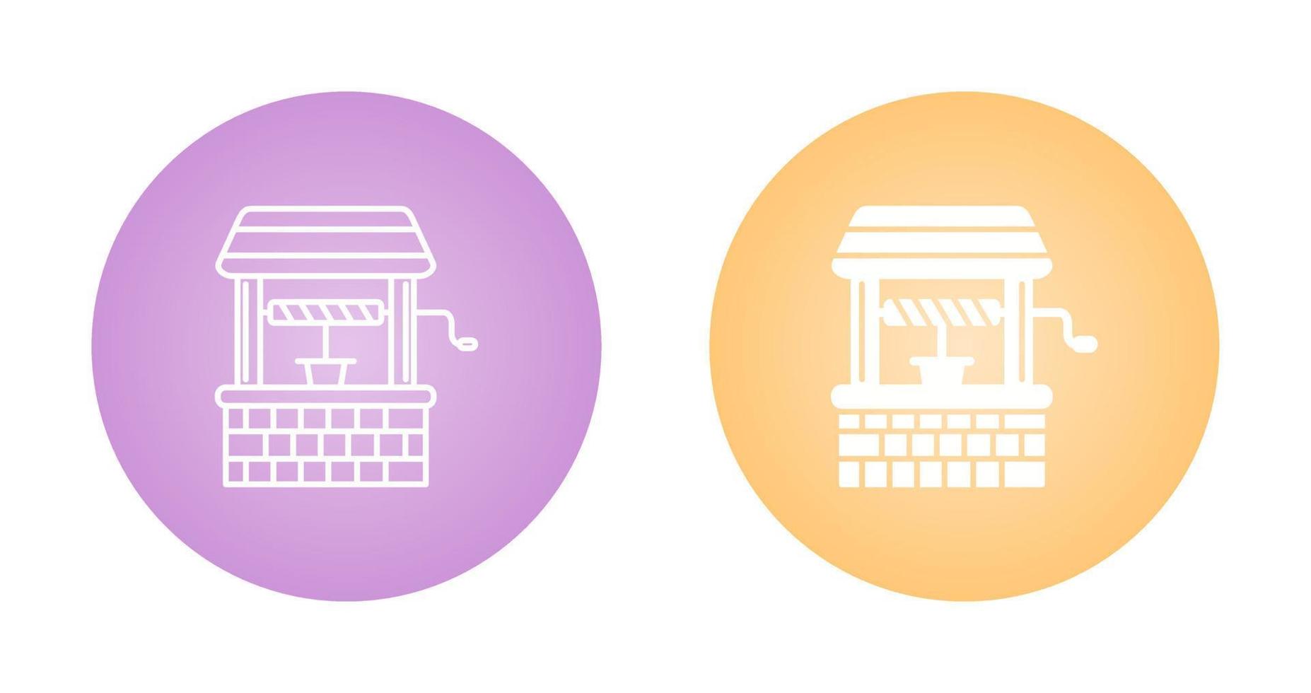 Water Well Vector Icon