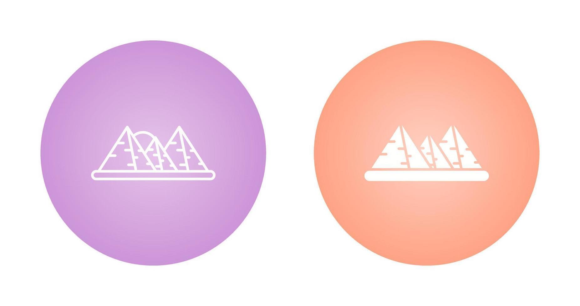 Pyramid Vector Icon