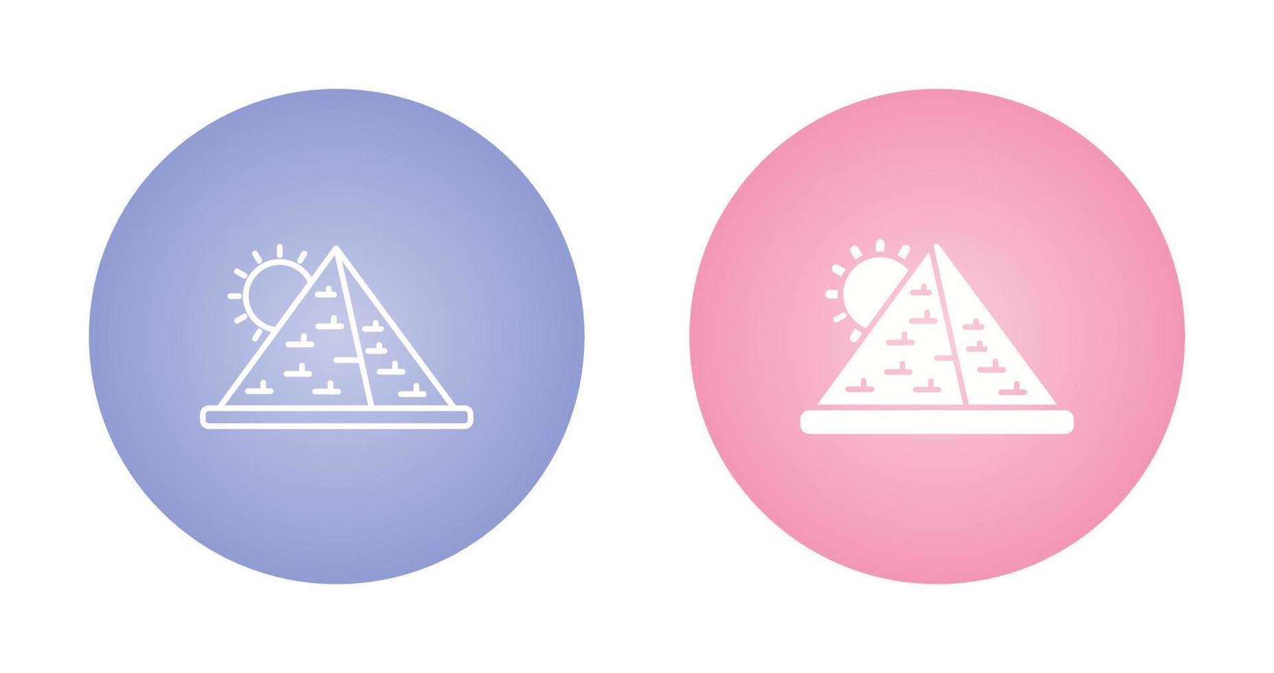 Pyramid Vector Icon