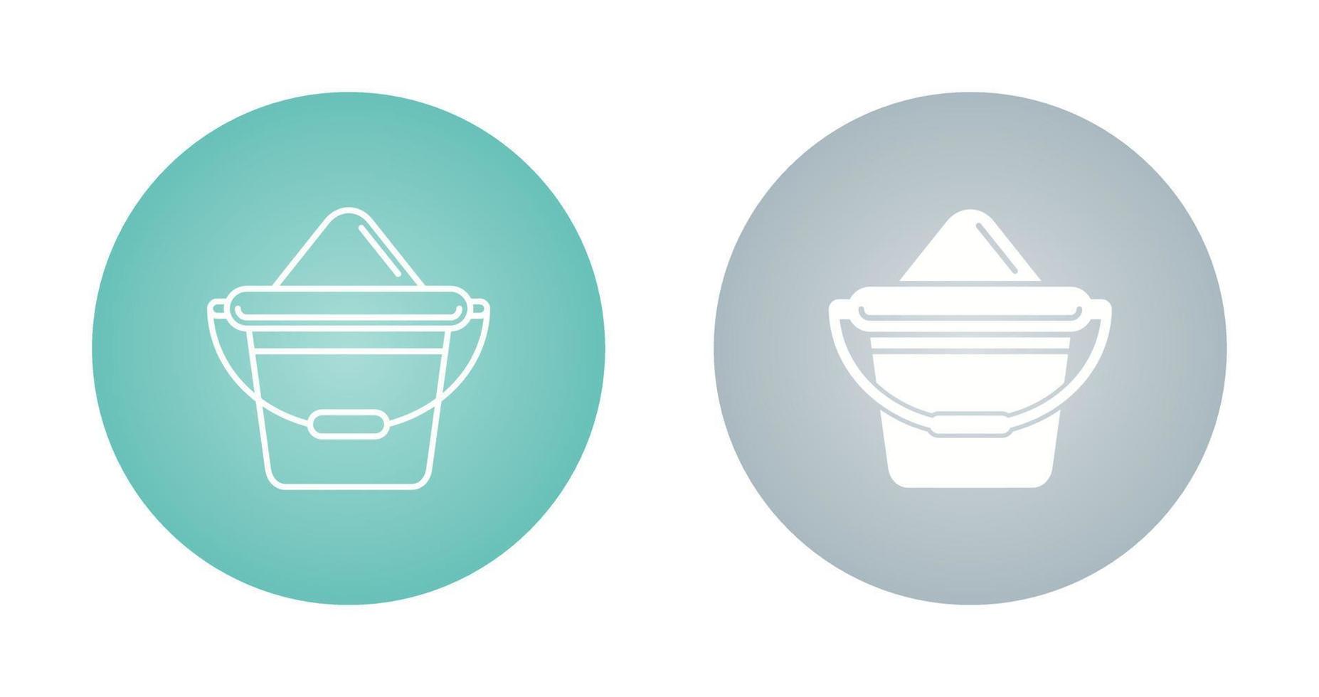 Sand Bucket Vector Icon