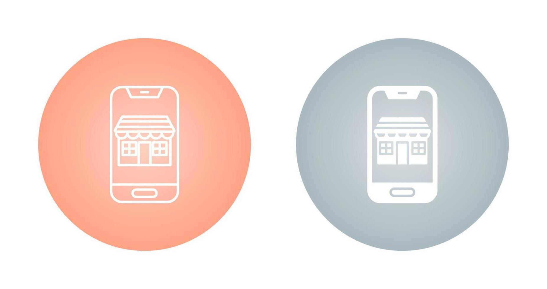 Mobile Store Vector Icon