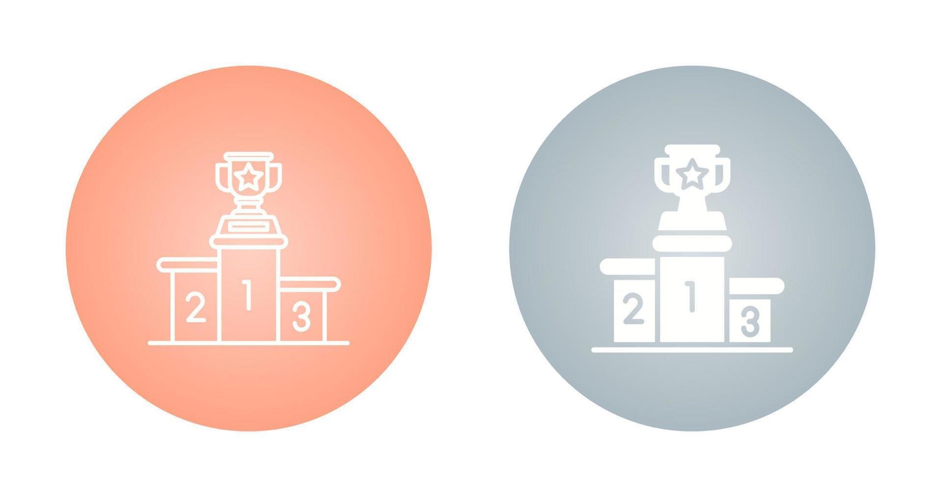 Podium Vector Icon