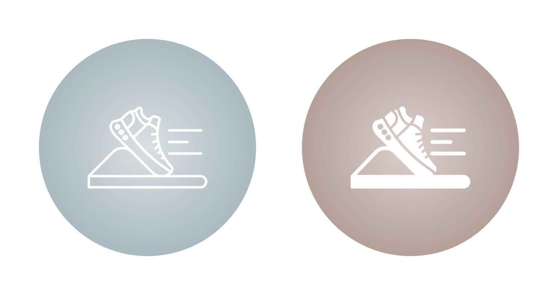 Starting Block Vector Icon