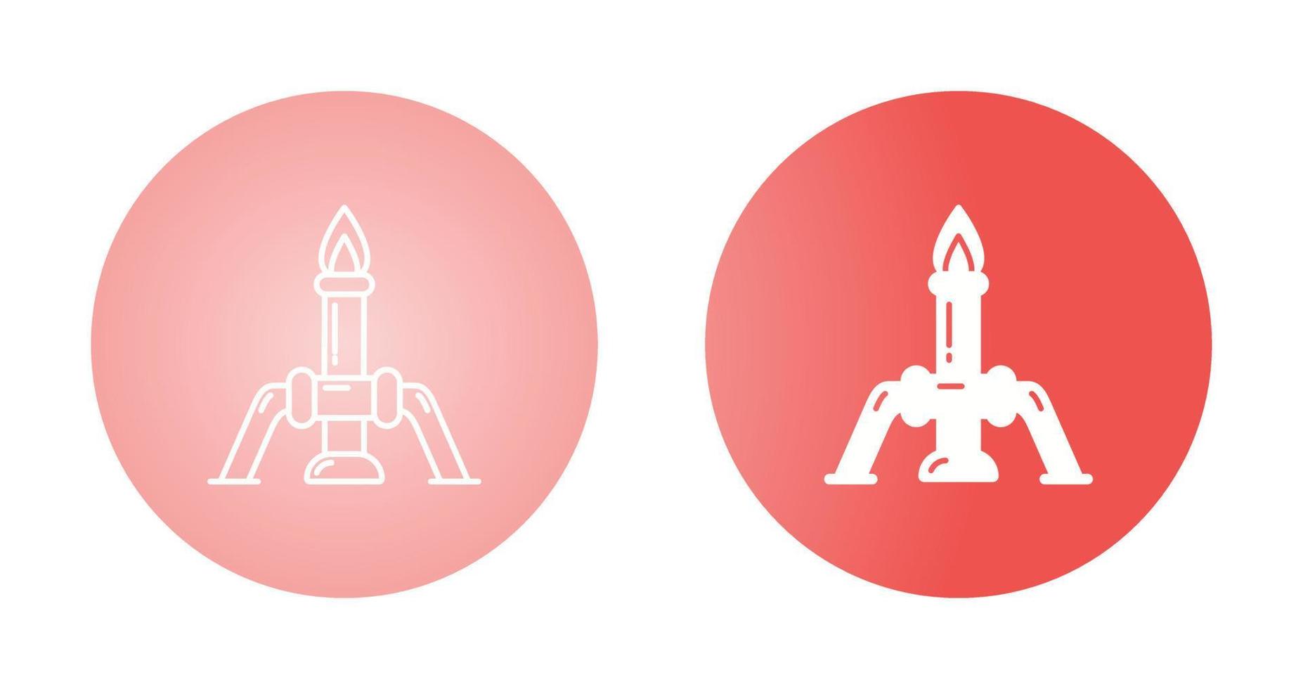 Chemistry Candles Vector Icon