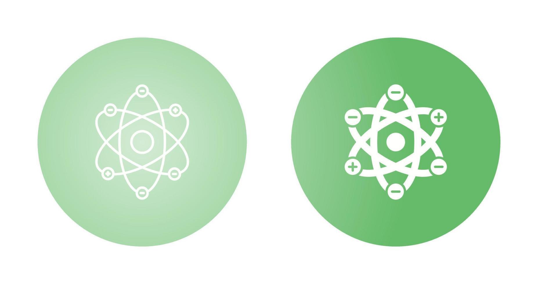 Atom Structure Vector Icon