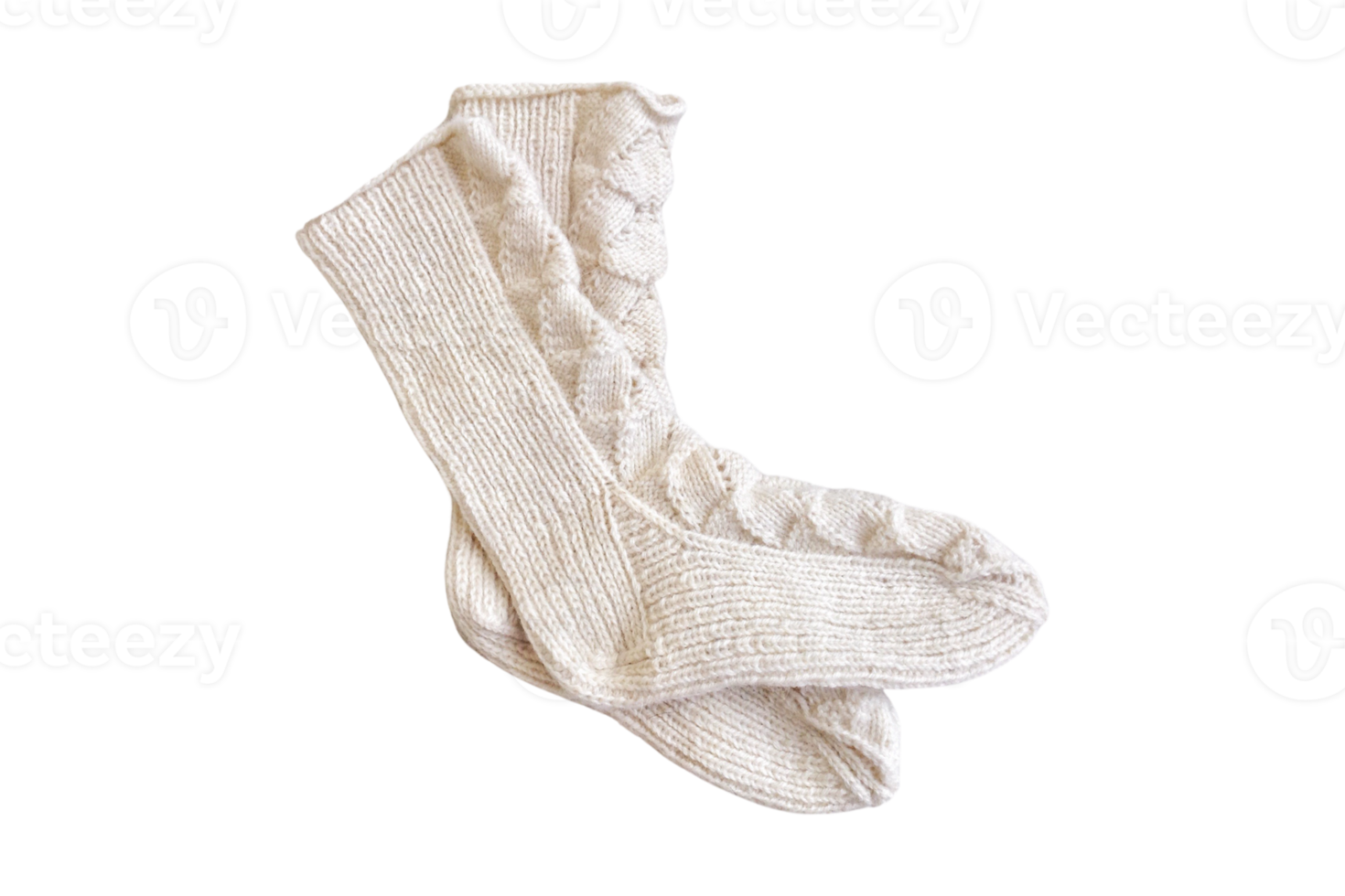 blanc chaussettes isolé sur une transparent Contexte png