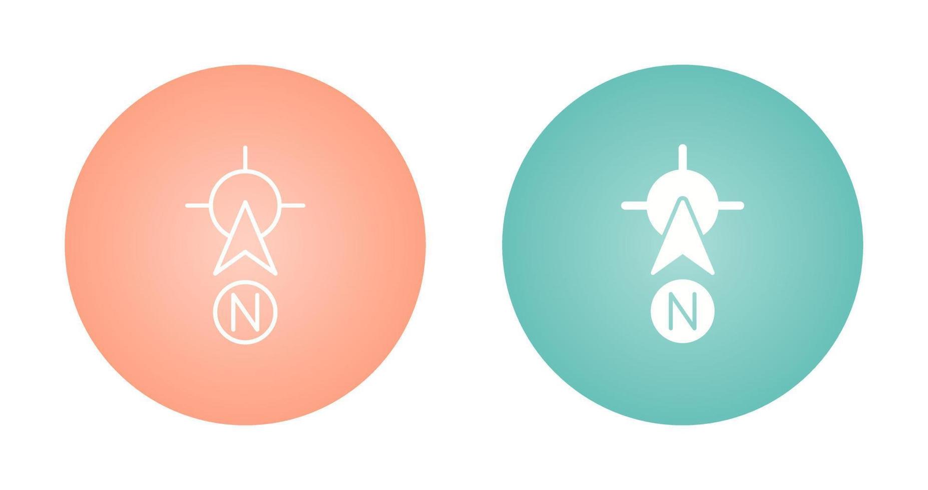 North Vector Icon