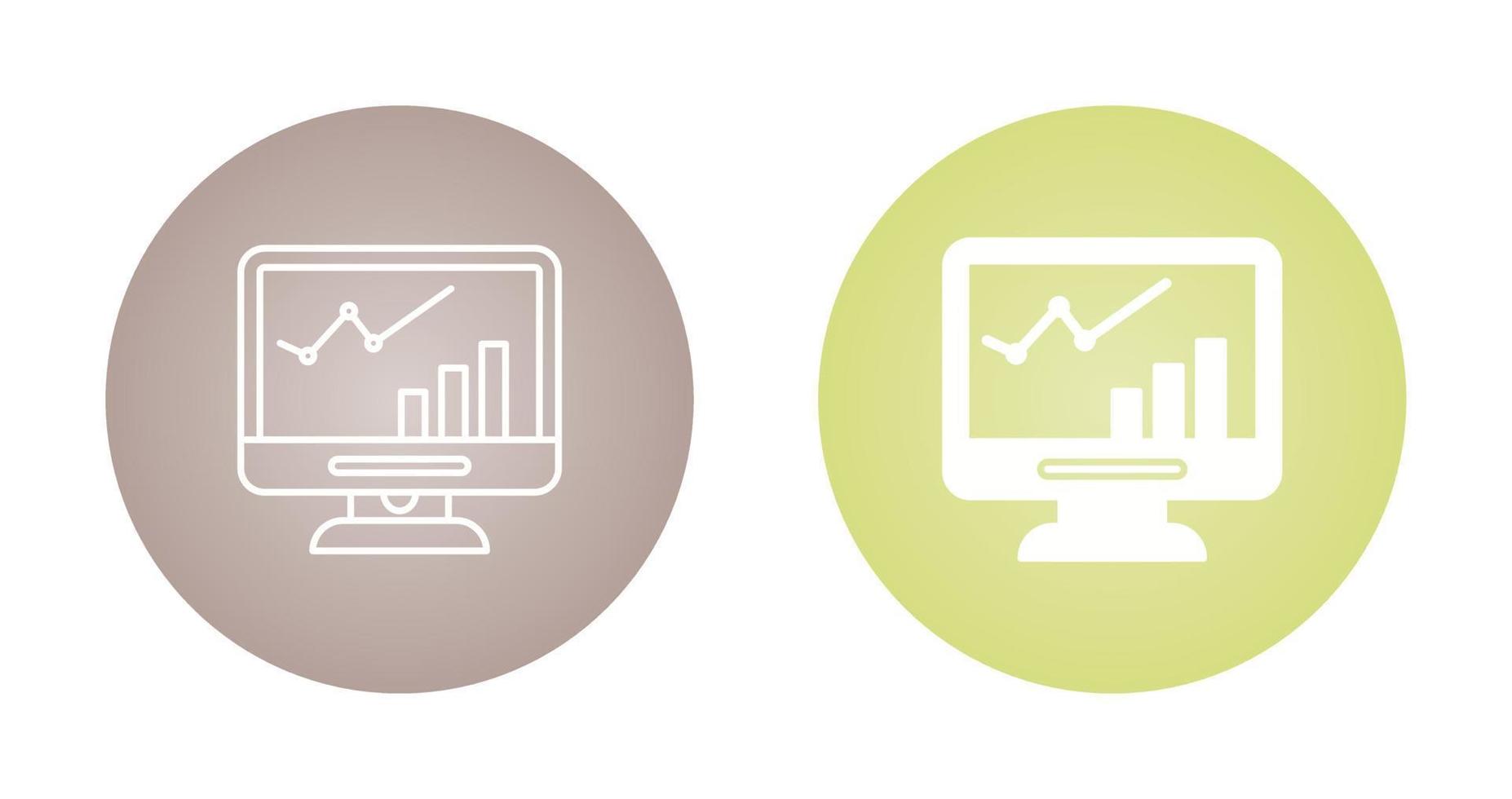 Lcd Growth Vector Icon