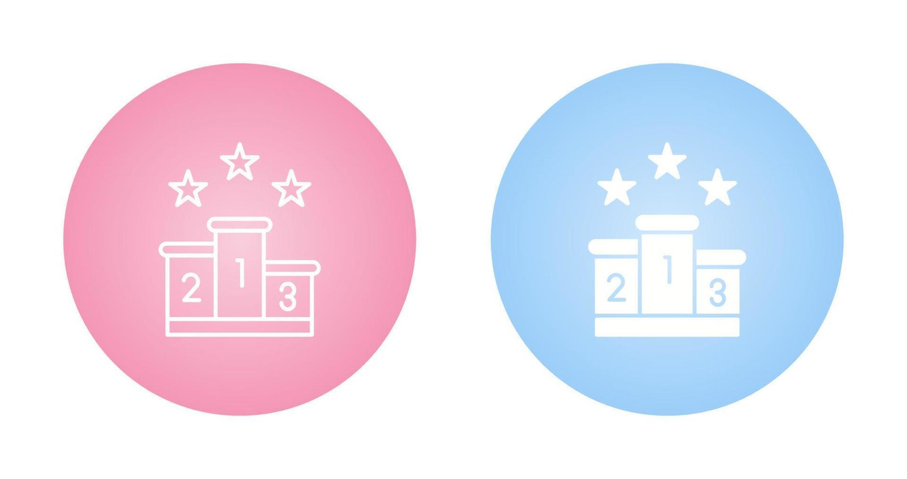 Podium Vector Icon