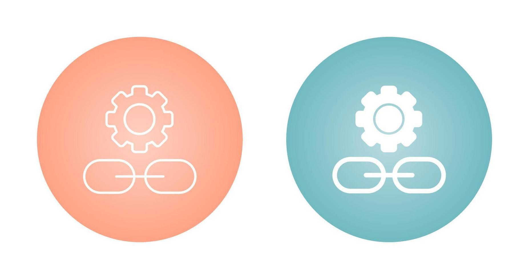 Link Setting Vector Icon