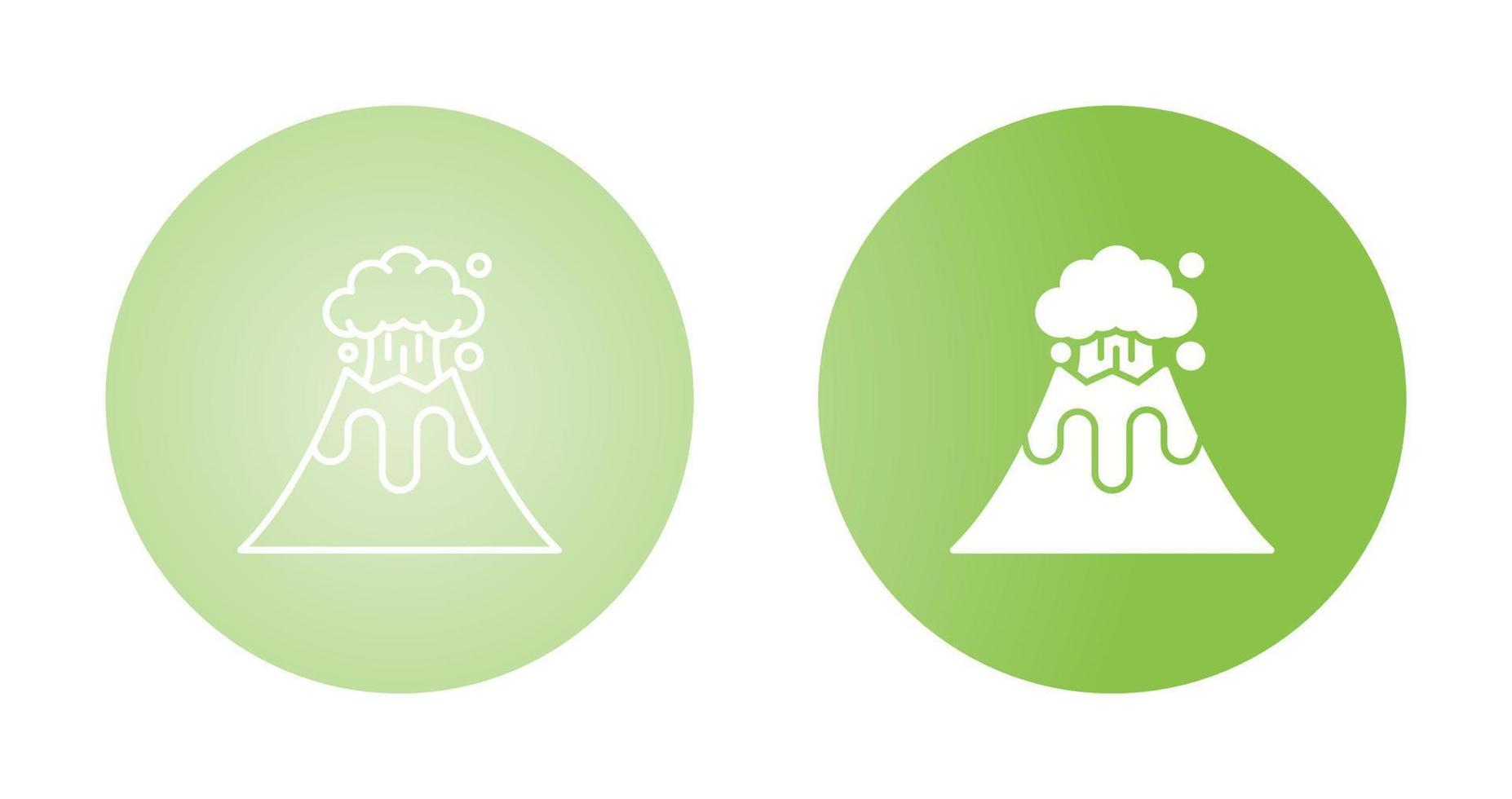 Volcano Vector Icon