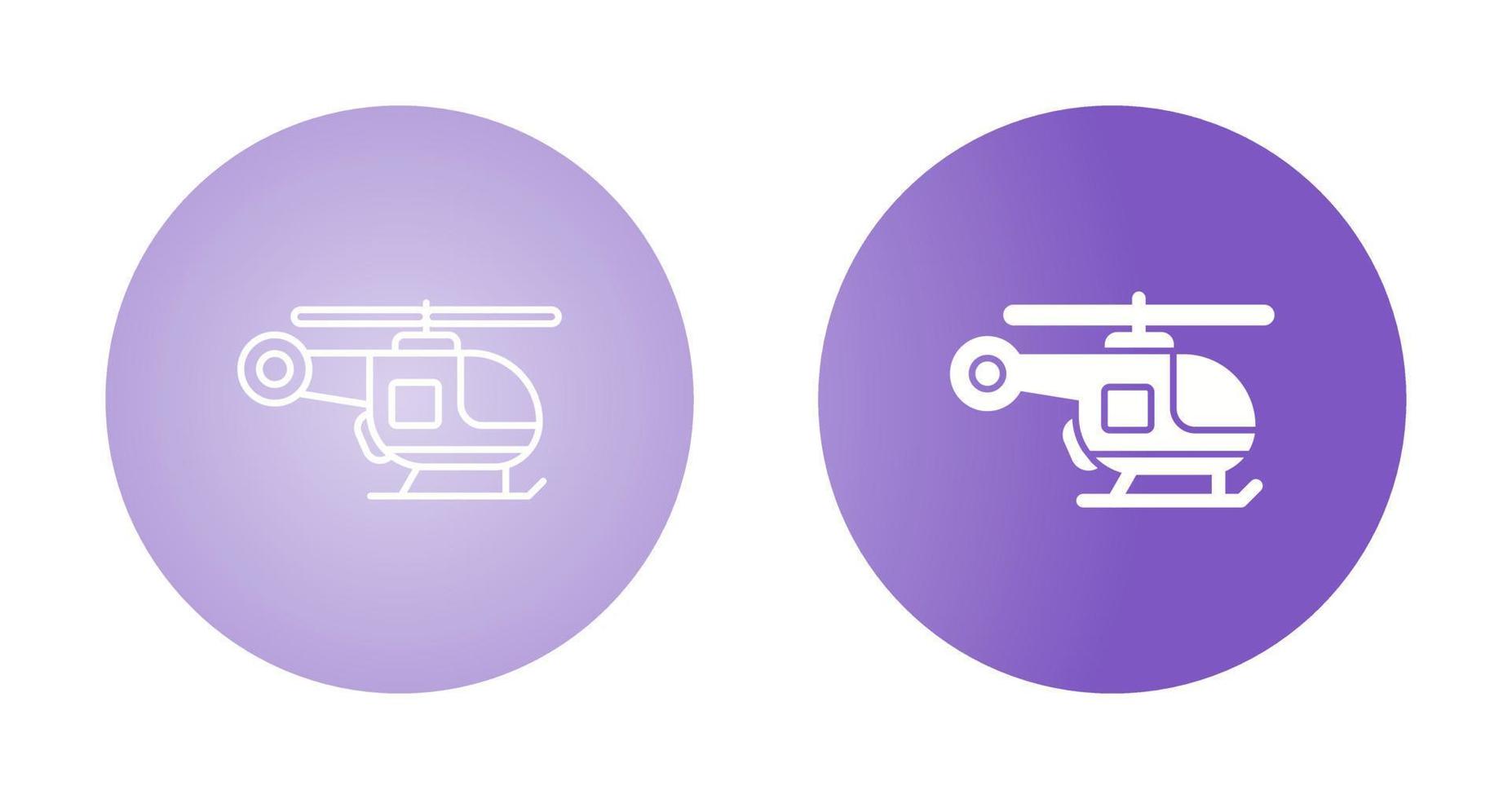 Helicopter Vector Icon