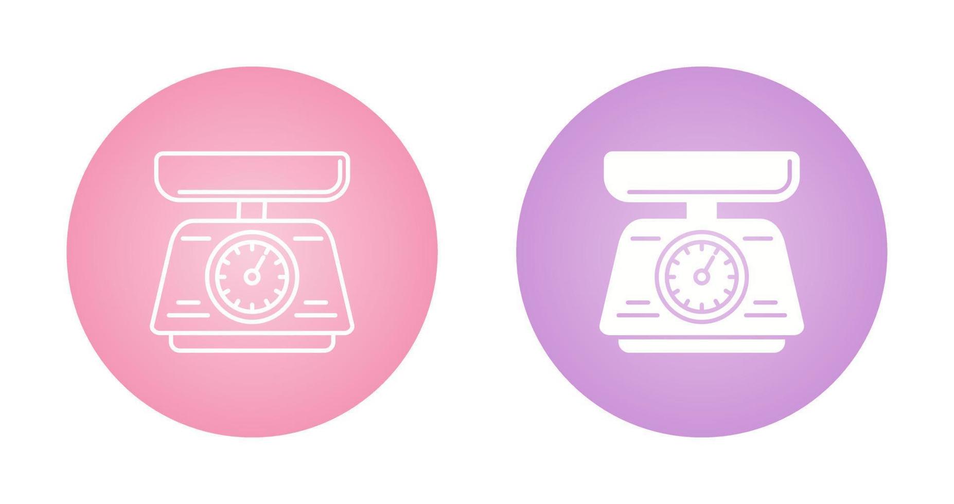 Weight Scale Vector Icon