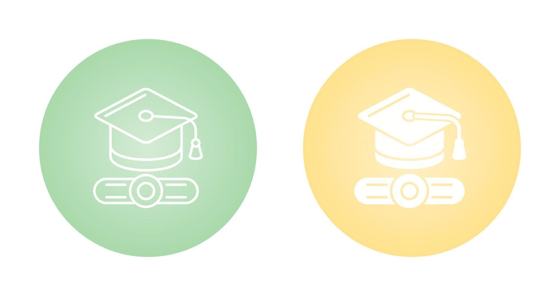 Graduated Vector Icon