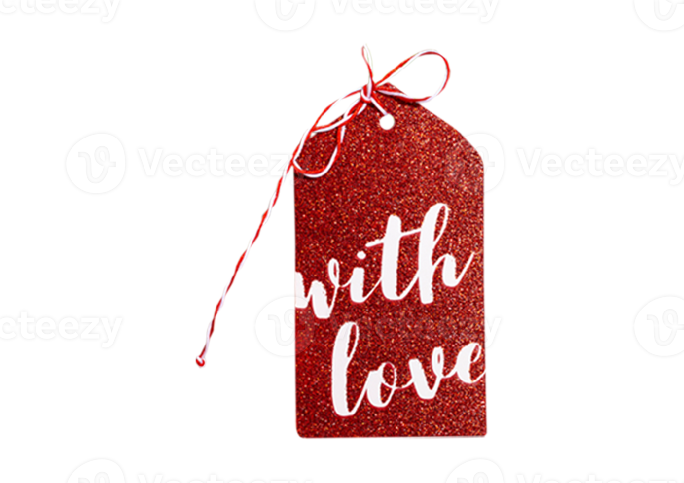 Gift tag isolated on a transparent background png
