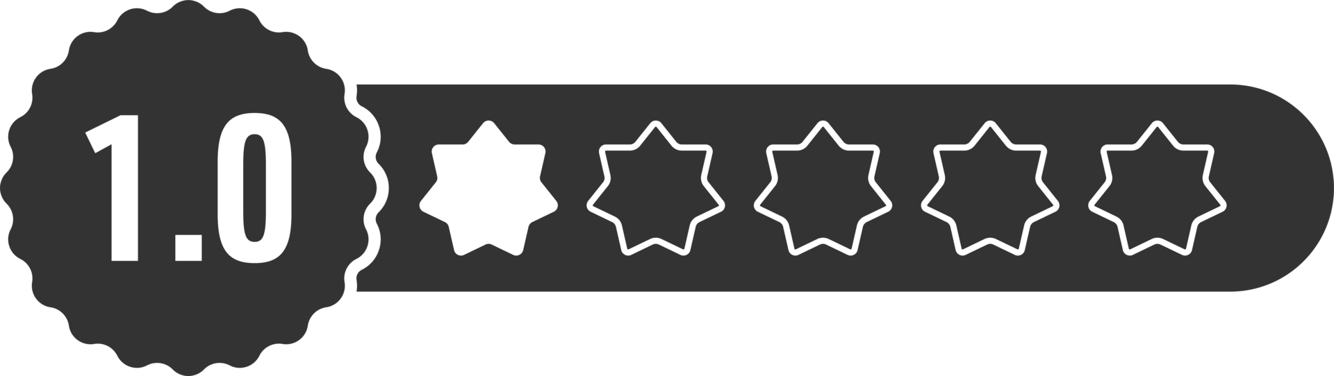 Star rating review clip art png