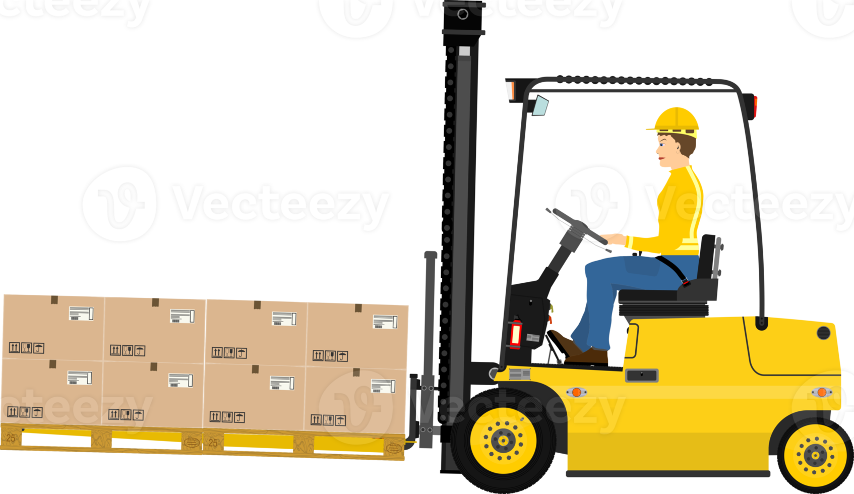 Forklift with extensions. png