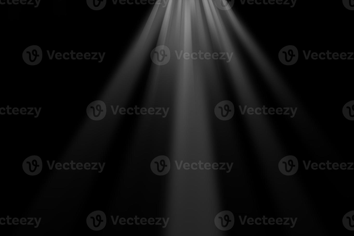 background. Illuminated stage. Background for displaying products. Bright beams of spotlights, shimmering glittering particles, a spot of light. photo