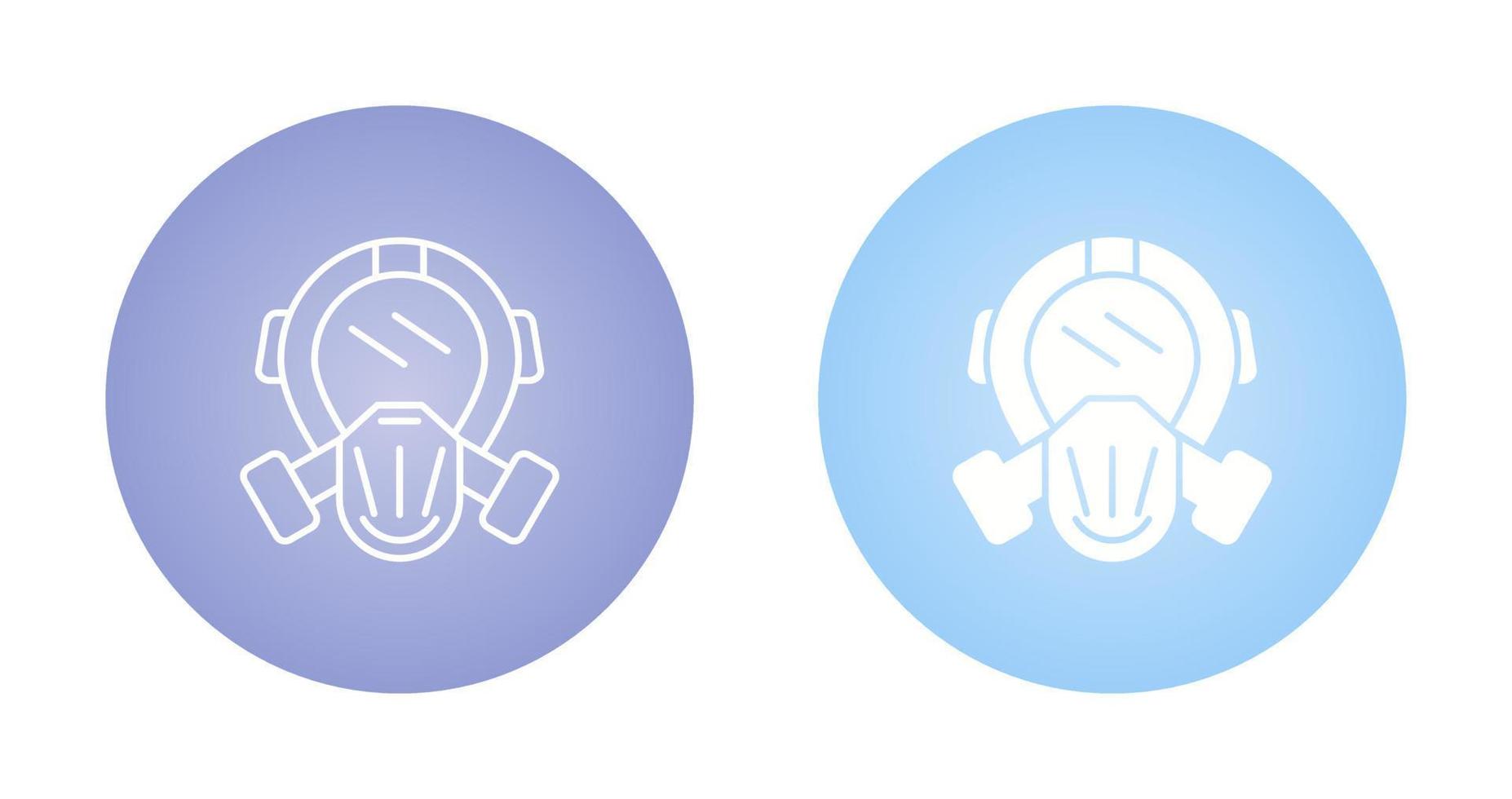 Gas Mask Vector Icon