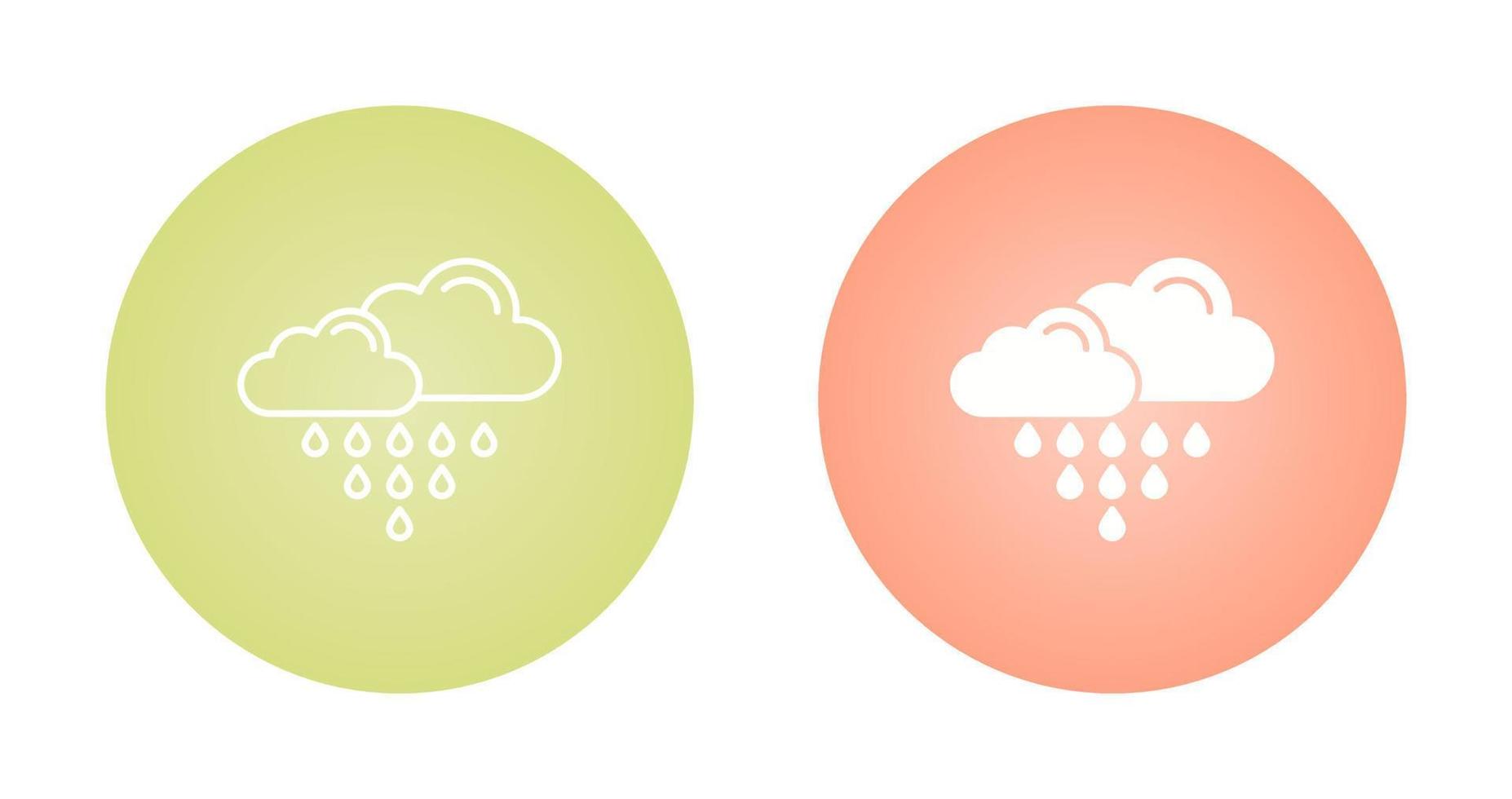 Acid Rain Vector Icon