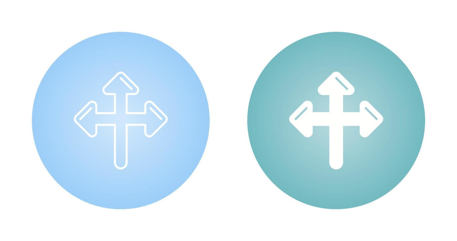 Directional Sign Vector Icon