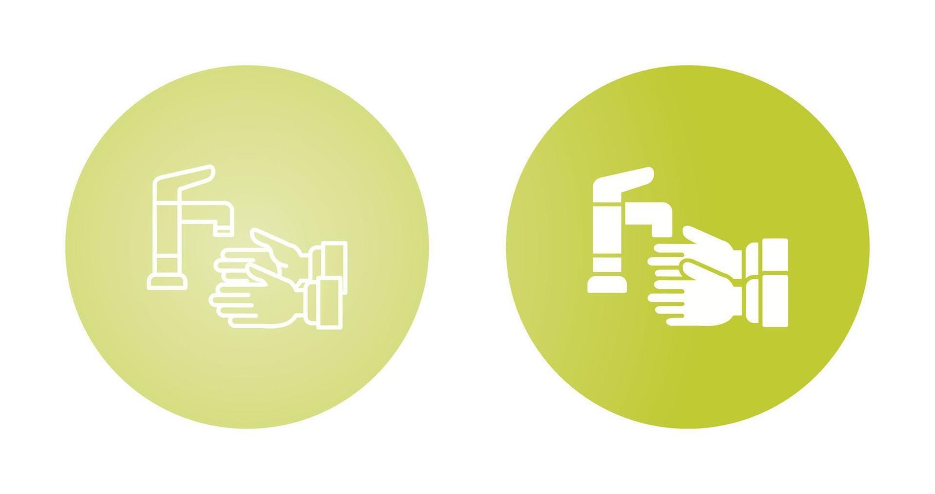 Washing Hands Vector Icon