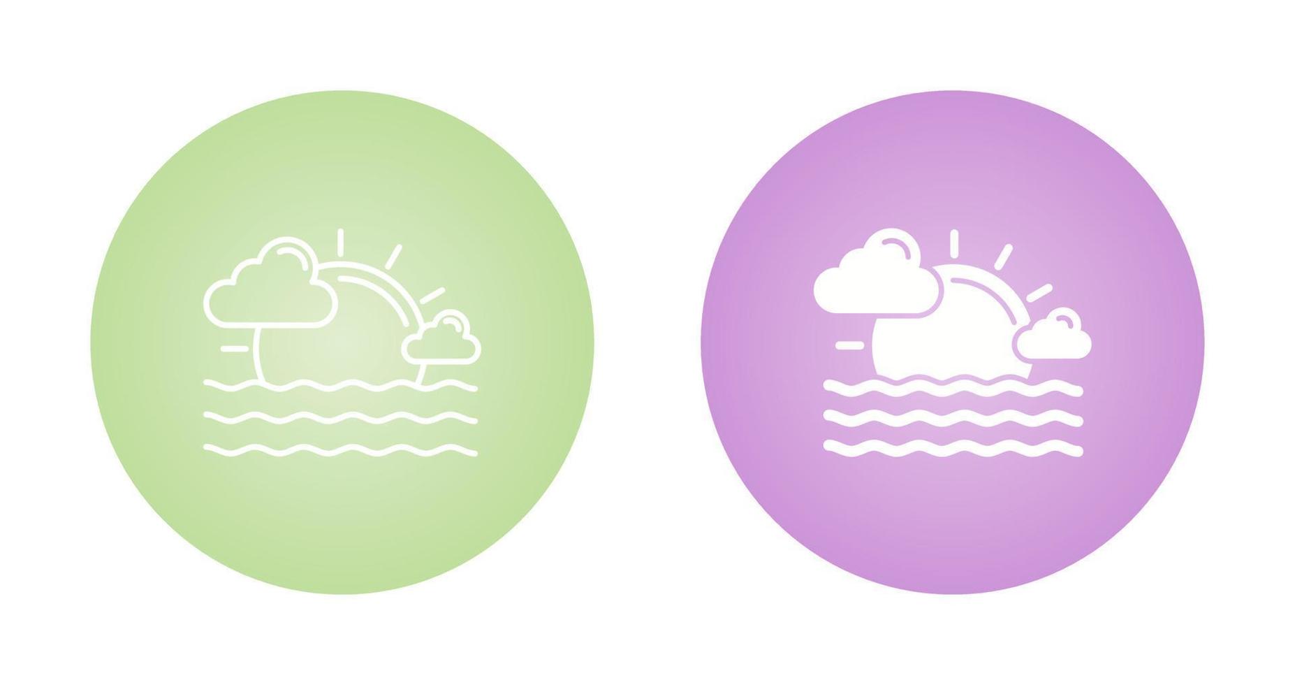Sunset Vector Icon