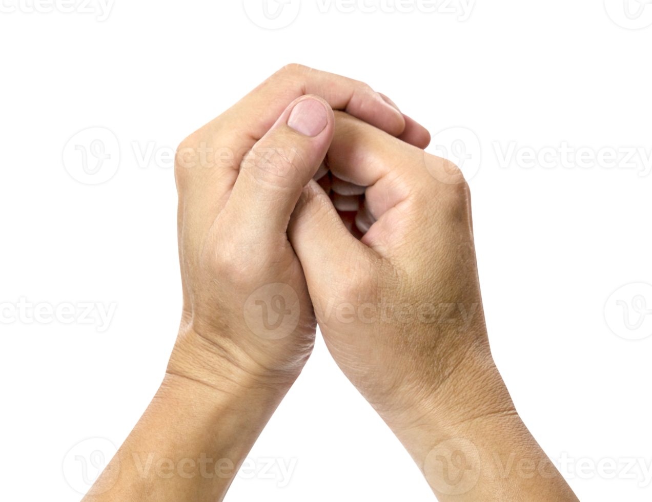 Asians praying hands isolated png