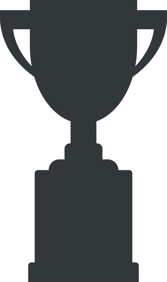 Trophy cup silhouette clip art png