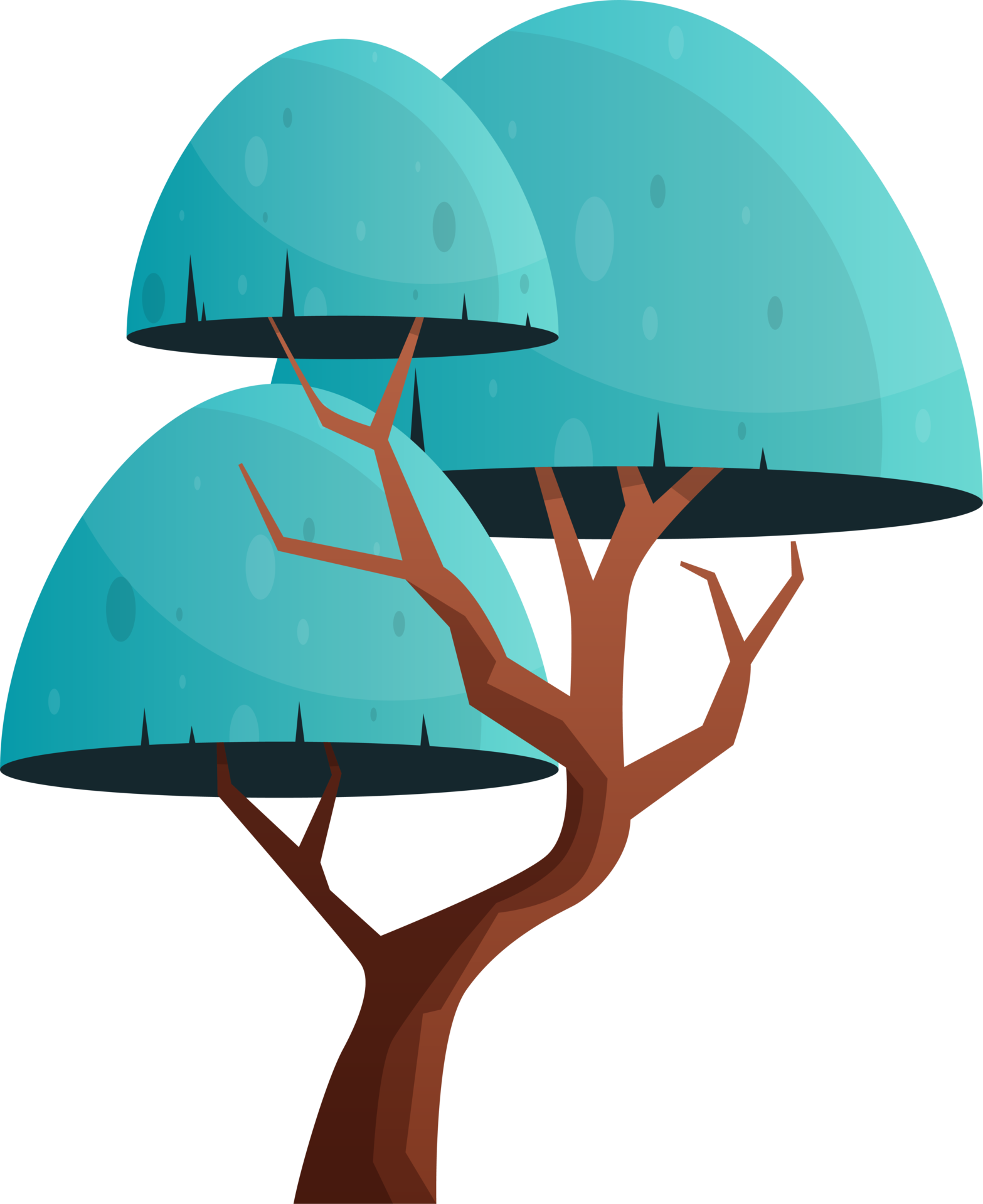 Free Colorful Cartoon Tree Clip Art 22221136 Png With - vrogue.co