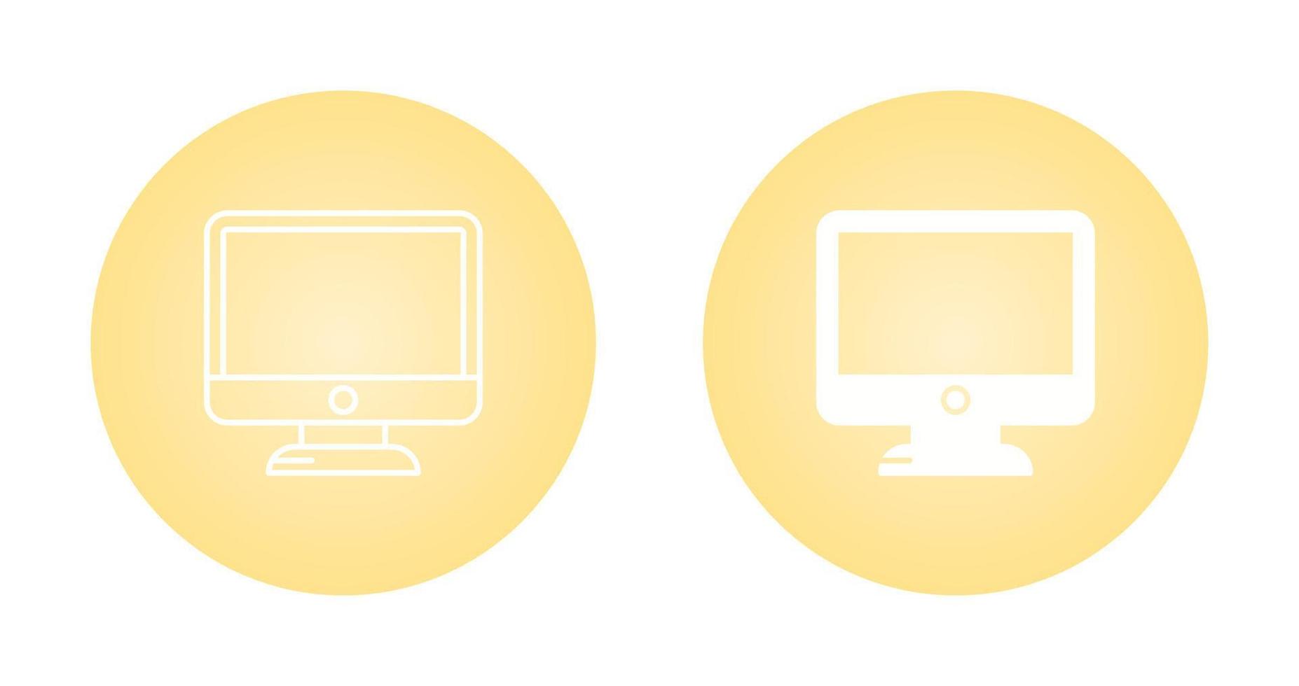 Monitor Vector Icon