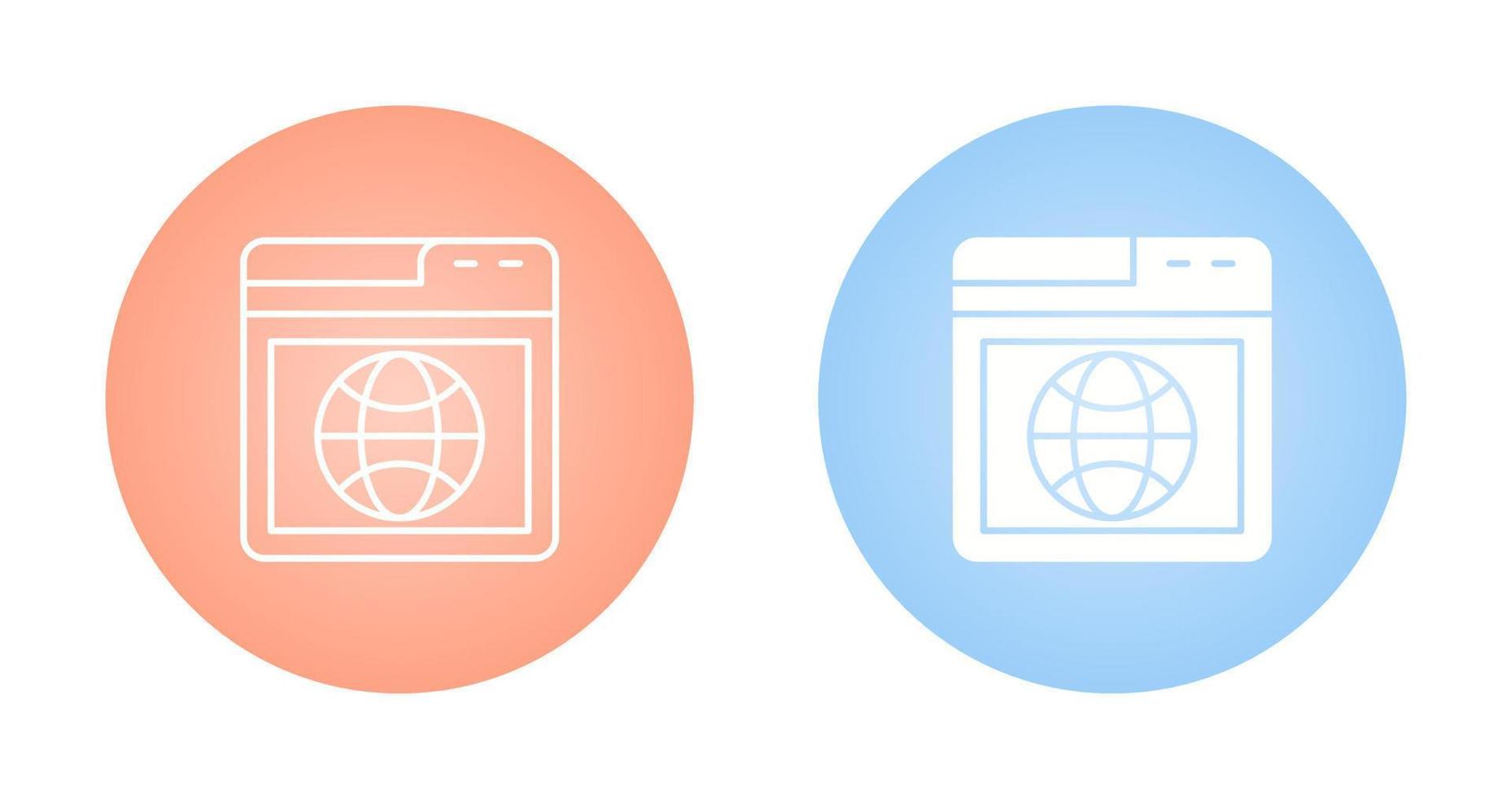 Web Browser Vector Icon